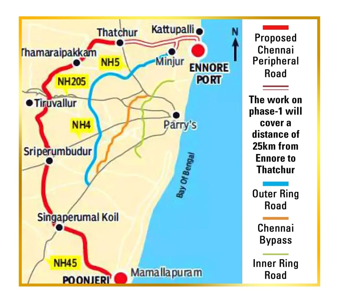 Chennai | Peripheral Ring Road Project | 133.38 KM | U/C | SkyscraperCity  Forum